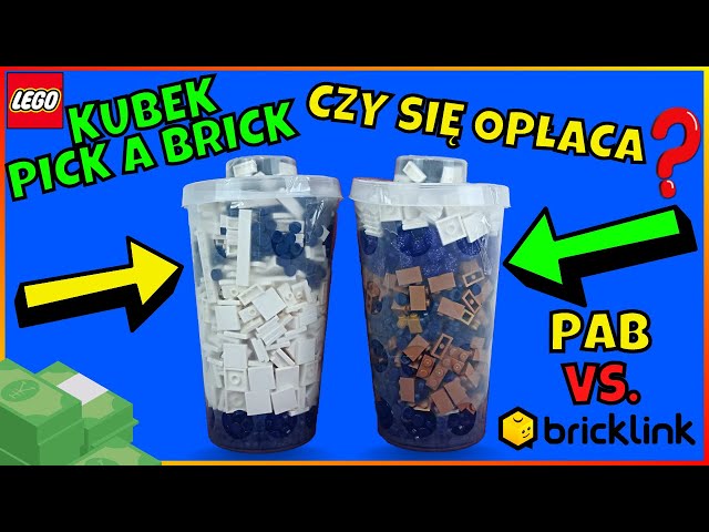 Czy kubek PICK A BRICK się opłaca? / Porównanie PAB vs. BRICKLINK