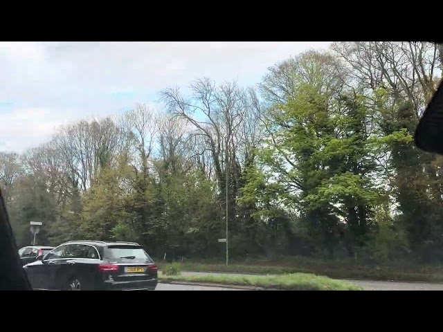 Evening Drive ThroughNeighborhoods, Epsom, Surrey, UK I Driving Sounds for Sleep and Study