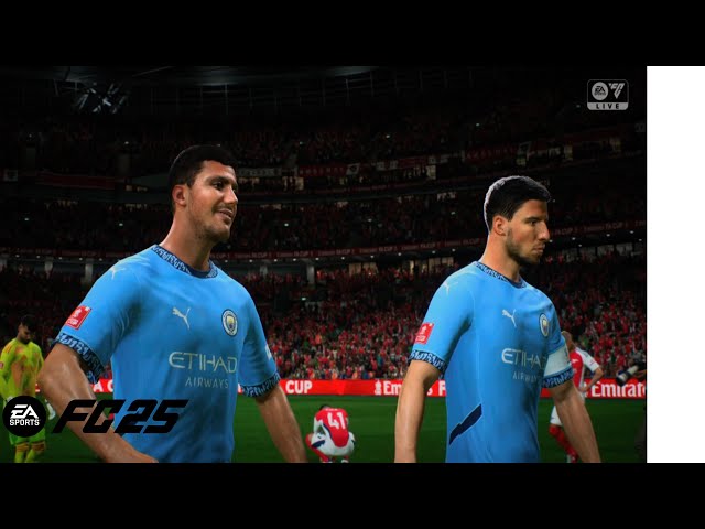 FC 25 - Manchester City vs Arsenal Emirates FA cup final | PS5 [4k60]