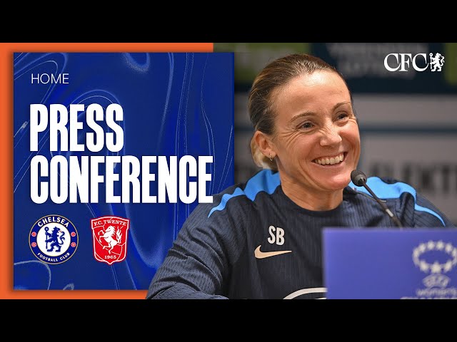 BOMPASTOR & BRIGHT Press Conference | Chelsea vs FC Twente | UWCL | Pre-match | 10/12/24 | CFCW