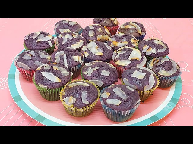 Purple Yam Muffins, My Version