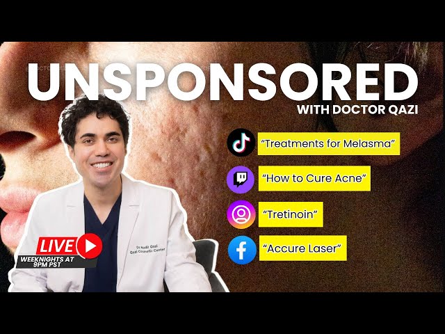 Dr. Qazi discusses Scars, PIH, Acne, Tretinoin, Melasma | Dr. Qazi Unsponsored Live | 2.4.2025