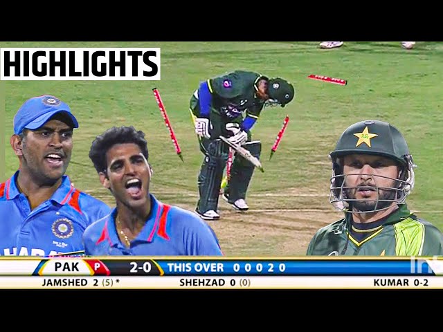 Thrilling Bowling 🔥 by Bhuvneshwar Kumar vs Pakistan | Ind vs Pak 1st t20 2012 | bhuvnehwar W W W 🔥😱