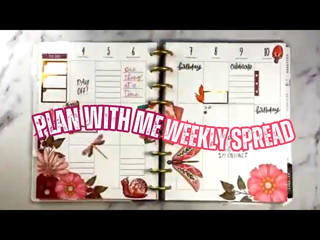 HAPPY PLANNER CLASSIC | VERTICAL WEEKLY SPREAD