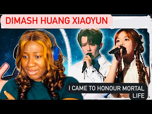 First Time Reaction to Dimash and Huang Xiaoyun- I Came to Honour Mortal Life #dimashkudaibergen