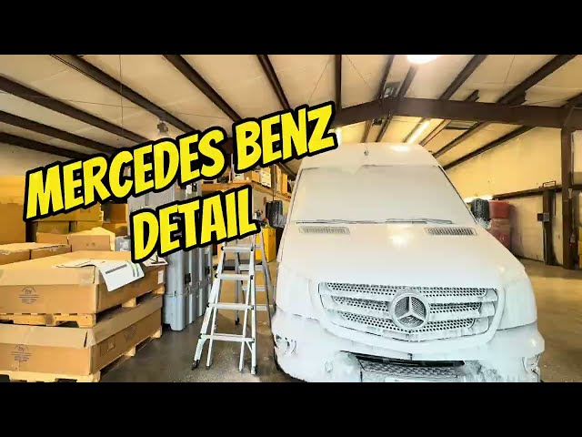 The $200,000 Mercedes Benz Sprinter Detail (NEVER Seen Before)