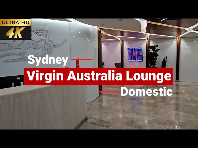 [4k] Virgin Australia business lounge Sydney 2024 | Virgin Velocity lounge | Virgin lounge Sydney