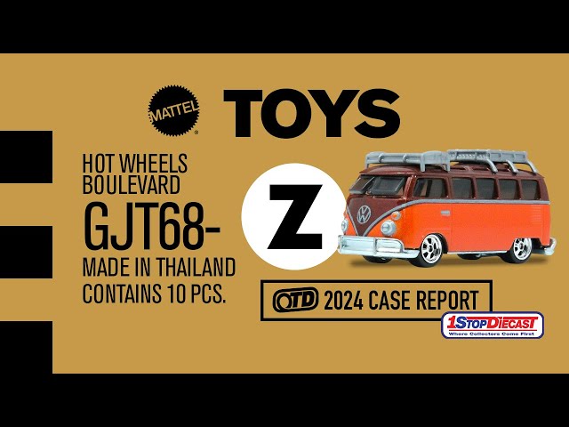 Hot Wheels 2024 Boulevard (mix 5) Z case unboxing presented by 1 Stop Diecast