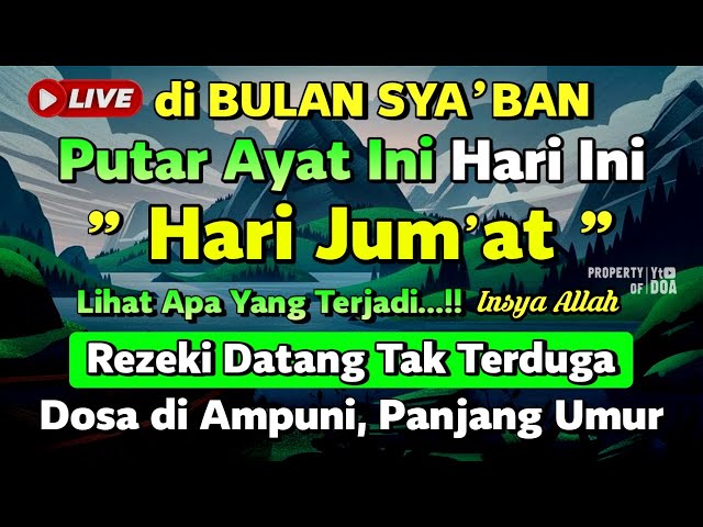 PUTAR DZIKIR INI❗Dzikir Pagi Mustajab Hari Jumat Pembuka Rezeki Dari Segala Penjuru, Morning Dua