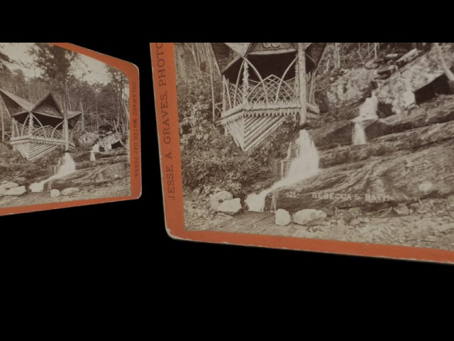 Rustic "Summer House" and Bridge, Delaware Water Gap (silent, still image)