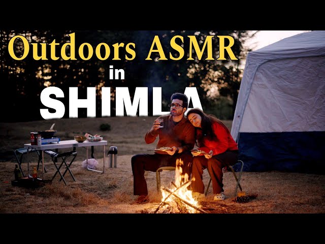 Our First Outdoors ASMR from Shimla || Indian Village Life || Himachal Pradesh @JyotikaRajat