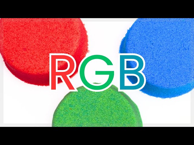 Very Satisfying and Relaxing Kinetic Sand ASMR RGB