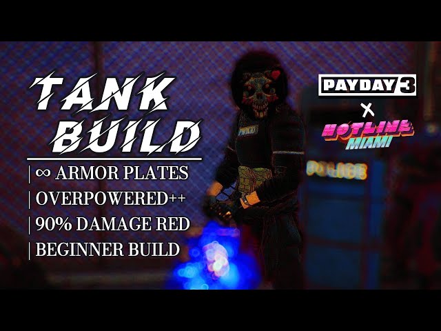 The MINIGUN TANK BUILD IS SO ADDICTIVE In Payday 3! (90% Damage Reduction)