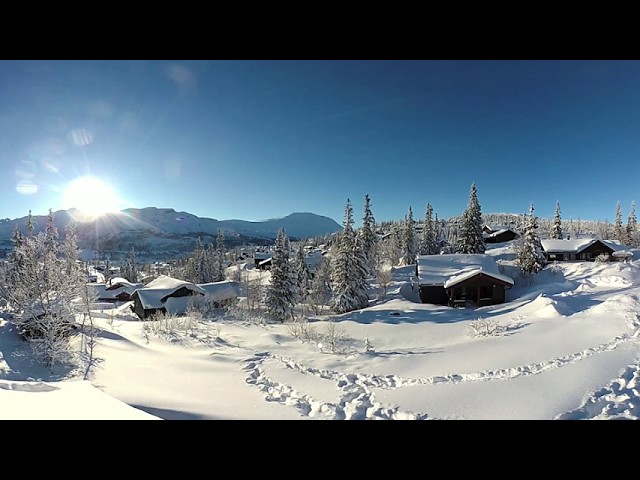 360 Video: Snowy Landscape