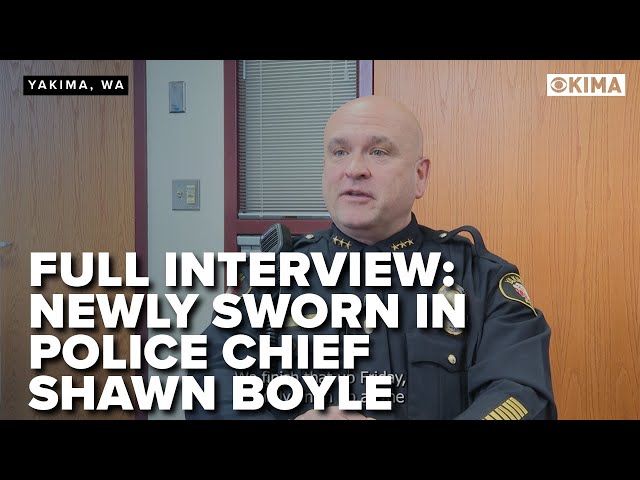 FULL INTERVIEW: Newly Sworn in Yakima Police Chief Shawn Boyle