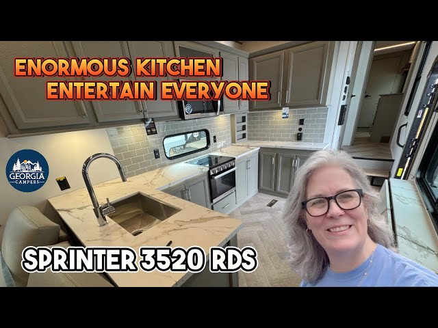 Tour this Gourmet Kitchen on Wheels - the 2025 Keystone Sprinter 3520FDS Fifth Wheel