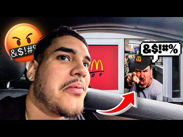 I GOT CUSS OUT AT THE DRIVE THRU... (Drive thru voice trolling)