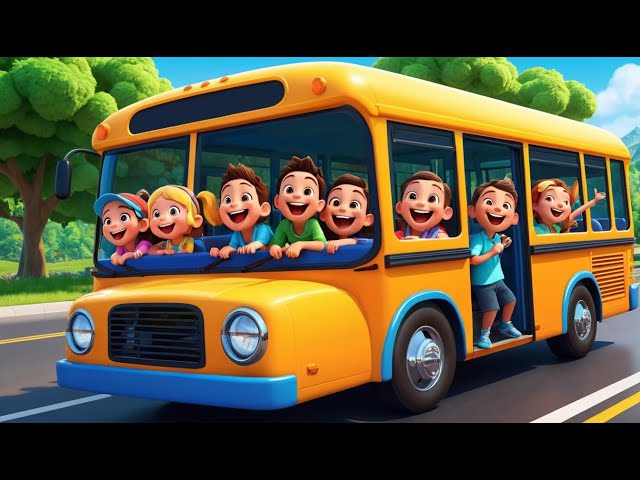 The Wheels On the Bus | Fun Action Song for Kids | Nursery Rhymes & Kids Songs