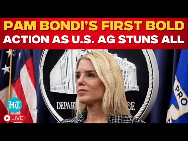 US News LIVE | Trump’s Attorney General Pam Bondi Hits Ground Running, Issues Major Orders | DOJ