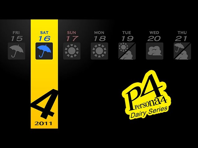 Persona 4 Golden Dairy April 16