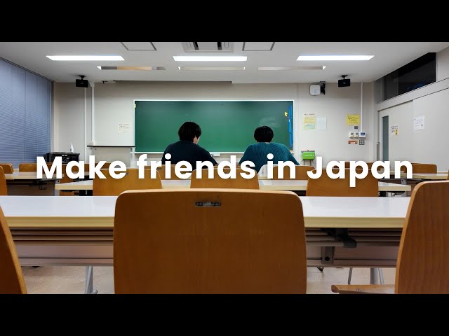 [Vlog] I'm a Japanese uni student 🇯🇵 I had no friends there but spoke to my classmate