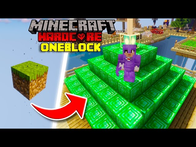 I Became OVERPOWERED in Minecraft One Block Hardcore (#5)