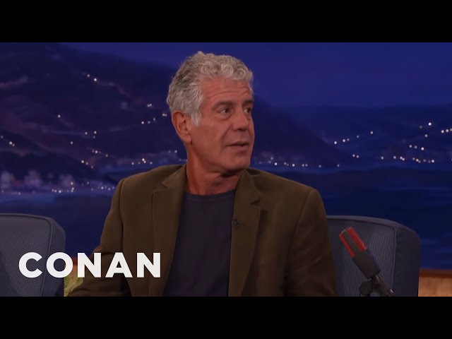 The Saddest Meal Anthony Bourdain Ever Ate | CONAN on TBS