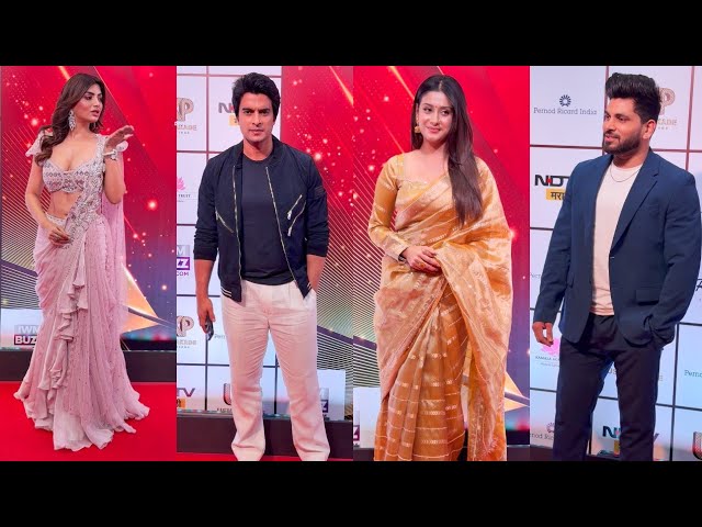 UNCUT- Shiv Thakare Isha Malviya Mahira Sharma Aakanksha Shilpa Shrutika Gashmeer At Awards Night l