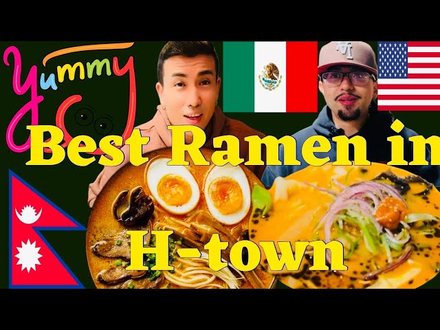 PERFECT Ramen noodles in Houston Texas: Tsukemen Ramen