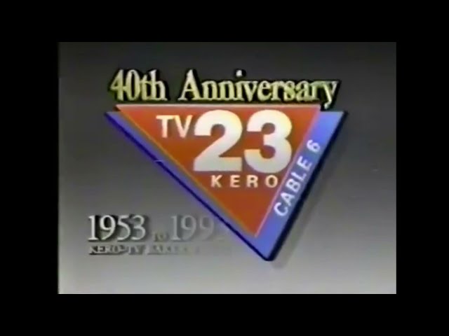 KERO (CBS, Now ABC) 40th Anniversary Station ID 1993 "Celebrating 40 Years With You Bakersfield"