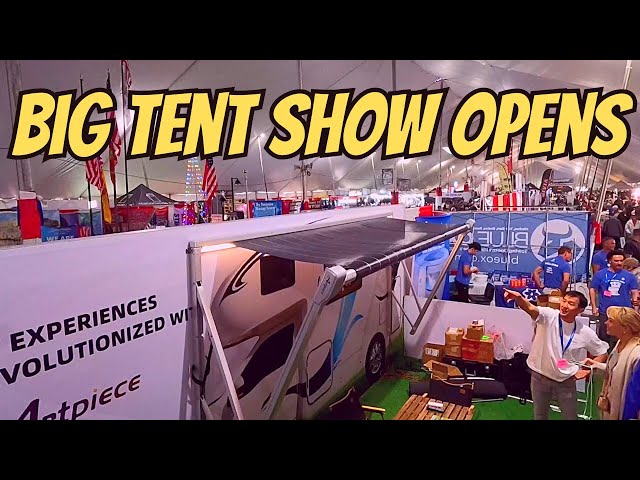 Quartzsite 2024 Big Tent Show Opening Day