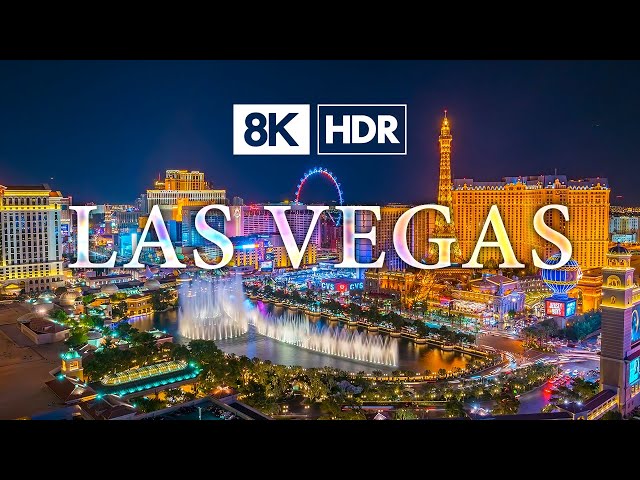 Las Vegas in 8K ULTRA HD HDR - City of Sin (60 FPS)