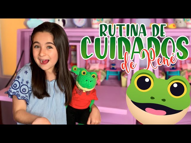 RUTINA DE CUIDADOS DE RENÉ / UN DIA CON RENÉ 🐸🍼🥣🍦🍓🎲💚🥰