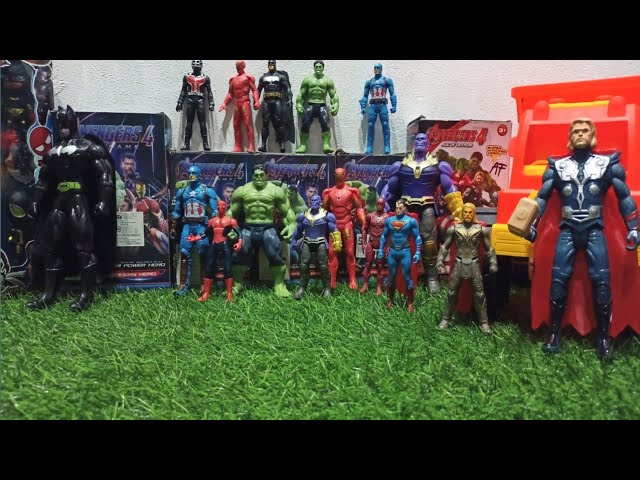 AVENGERS TOYS Action Figures Unboxing #21 Cheap Price Ironman,Hulk,Thor,Spiderman Toys