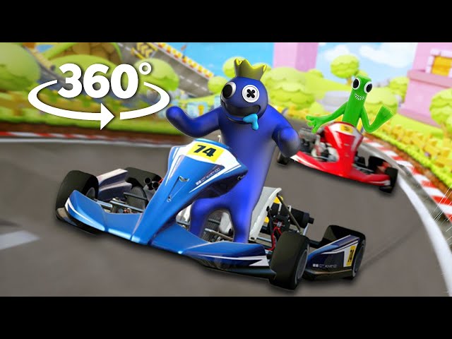 Rainbow Friends playing Go Kart | 360 video