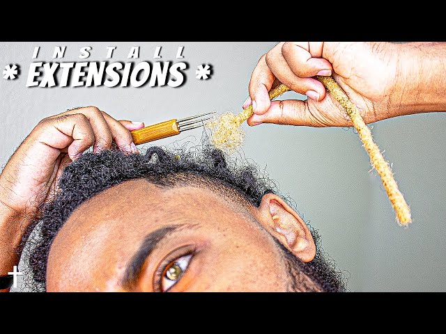 INSTALL Dreadlock Extensions // BEGINNERS TUTORIAL