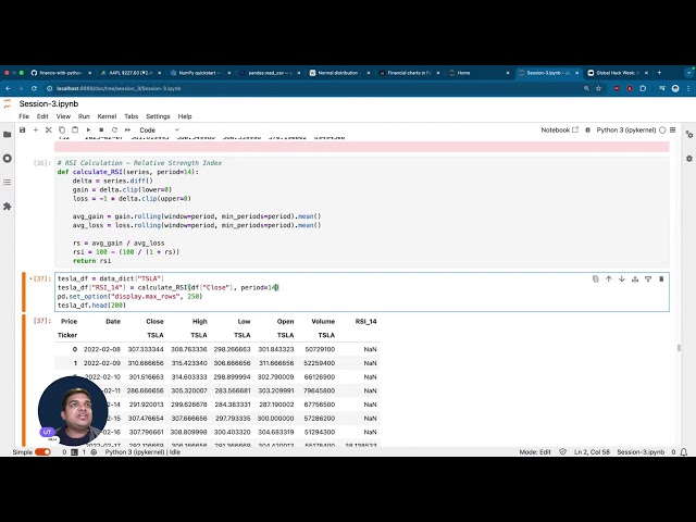 [GHW AI/ML Week] Finance with Python - Part 3