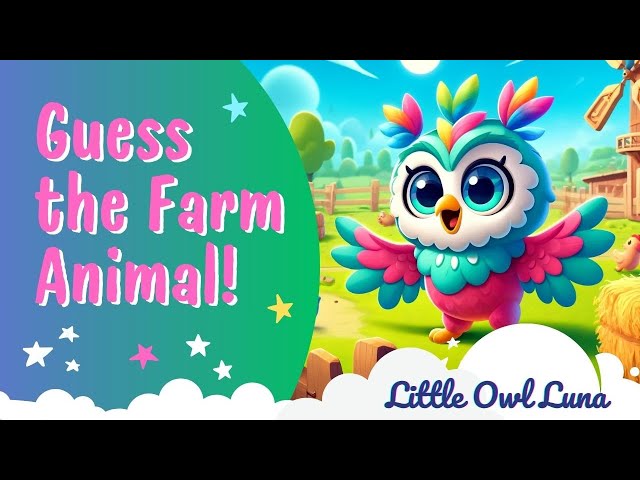 Guess the Farm Animal! | Who Am I? | Farm Animals Songs & Kids Song No.6