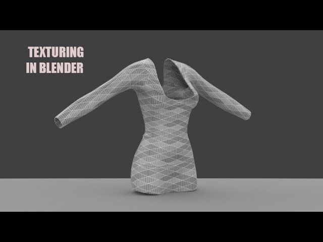 Texturing clothes in blender from scratch using UV Maps and Unwrapping