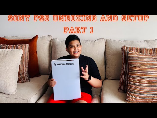 PS5 Unboxing and Setup Part 1 #sony #ps5