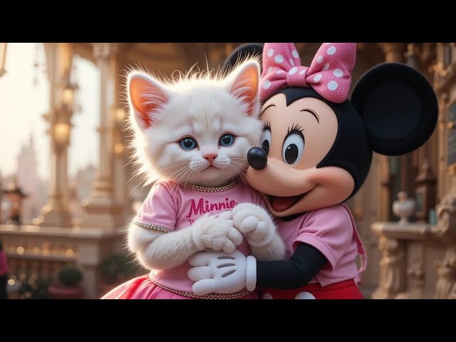 CAT GOES TO DISNEYLAND! 😻 #cat #shorts #shortsvideo #aicat #kitten #catlovers #cats #cartoon #ai