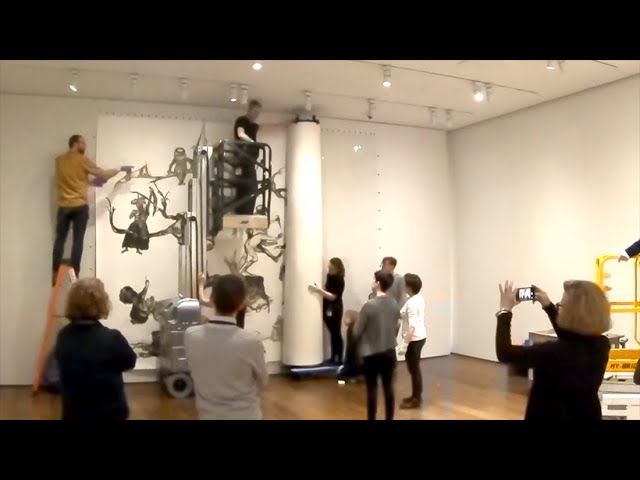 Install in Action—Kara Walker’s “U.S.A. Idioms”