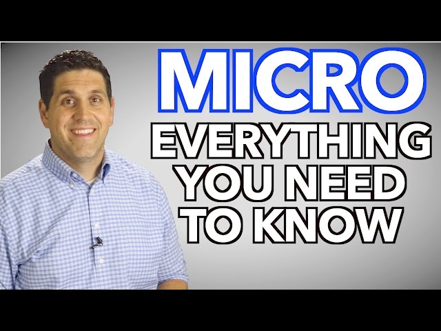 Microeconomics- Everything You Need to Know