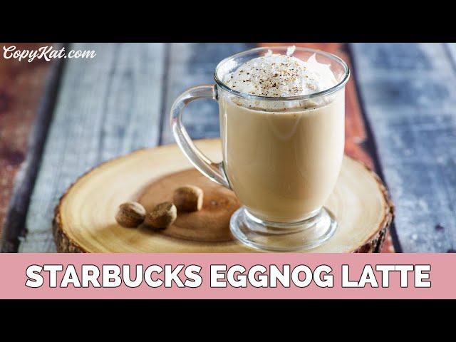 Starbucks Eggnog Latte