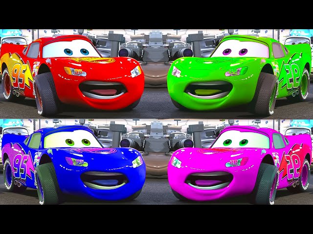 Best of CARS 3 ⚡ Lightning McQueen Color | Disney Pixar (MUSIC VIDEO) PART 2