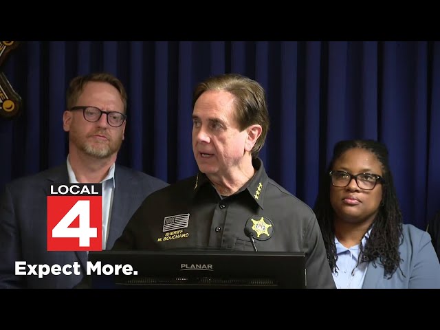 Full press conference: 13-year-old boy arrested in connection to 11 Pontiac, Detroit break-ins