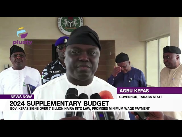 Supplementary Budget: Kefas Signs Over N7BN Into Law, Promises Minimum Wage Payment