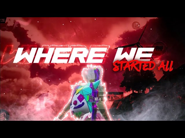 where we started song bgmi montage ⚡💫!!i challenged 😈 whole squad in my android device