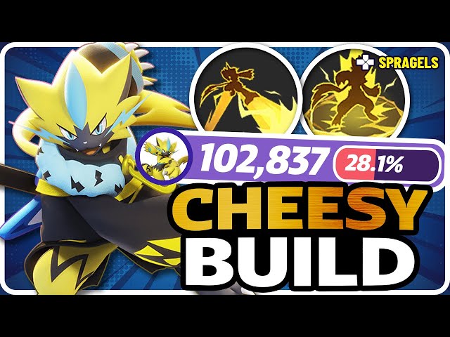 I Forgot I Had These Items Equipped! Zeraora Cheese Strategy | Pokemon Unite