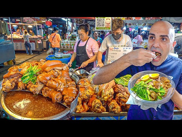 EXOTIC Thai Street Food 🇹🇭 Ultimate Bangkok NIGHT MARKET Food Adventure